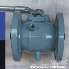 RF Flanged FEP/PTFE/PFA Full Iined Plug Valve with Lever Operated